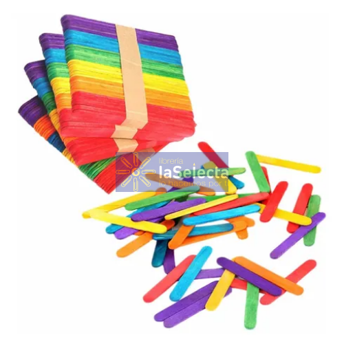 PALOS DE HELADO COLOR 50 UN MAS ARTE